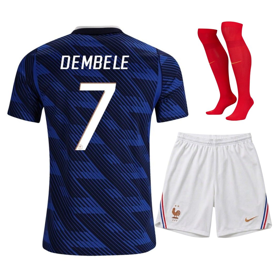 New Kids France Dembele Home Kit World Cup 2026-League Threads